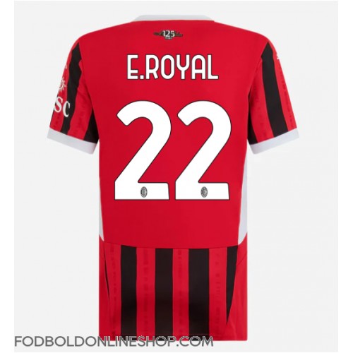 AC Milan Emerson Royal #22 Hjemmebanetrøje Dame 2024-25 Kortærmet